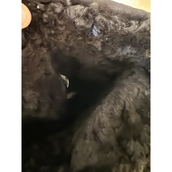 Ultimate Tall Braid 5340 UGG Boots Black Size 10 Good Warm Winter Snow Leather - Picture 7 of 9